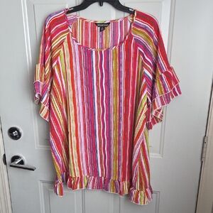 Nina Leonard Popover Top